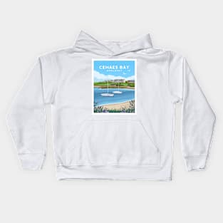 Cemaes Bay Beach, Anglesey North Wales Kids Hoodie